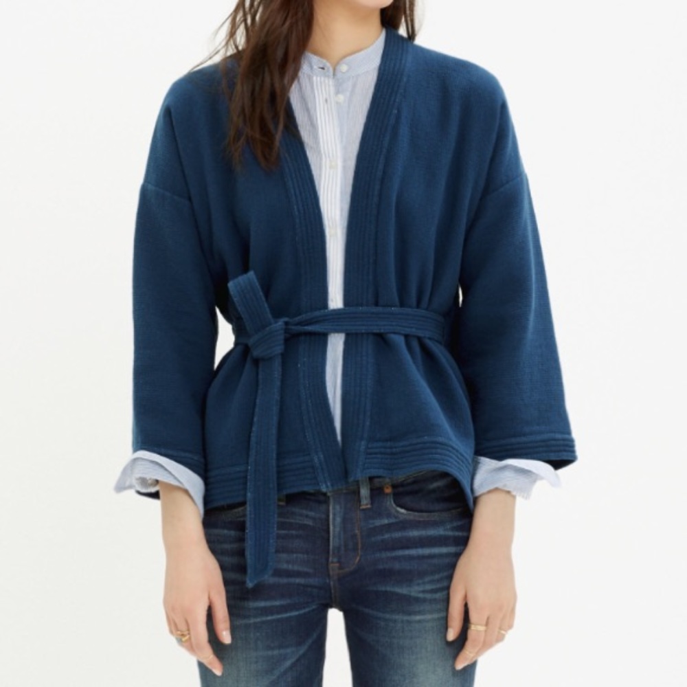 FLASH SALE Madewell blue kimono jacket